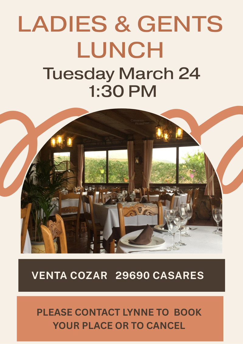 LADIES & GENTS LUNCH