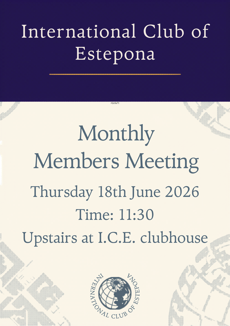 MONTHLY MEMBERS MEETING