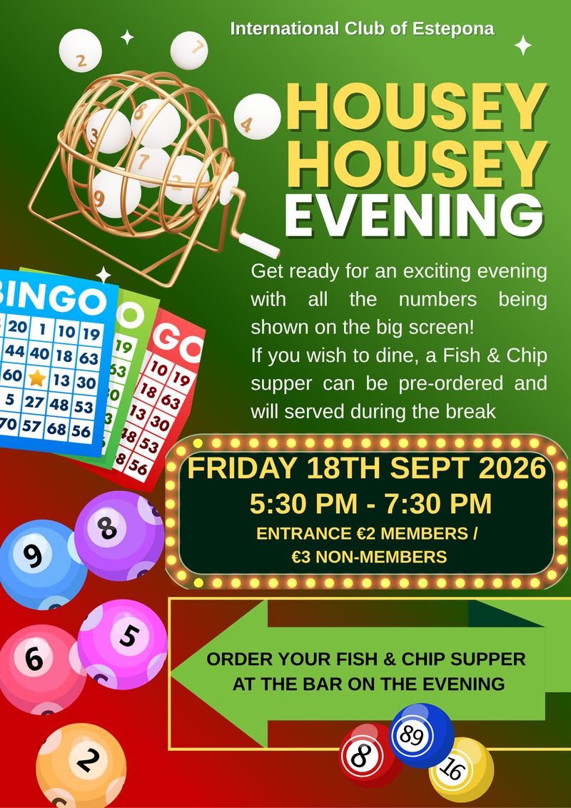 HOUSEY HOUSEY 18th September