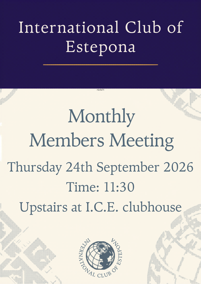 MONTHLY MEETING 18th September