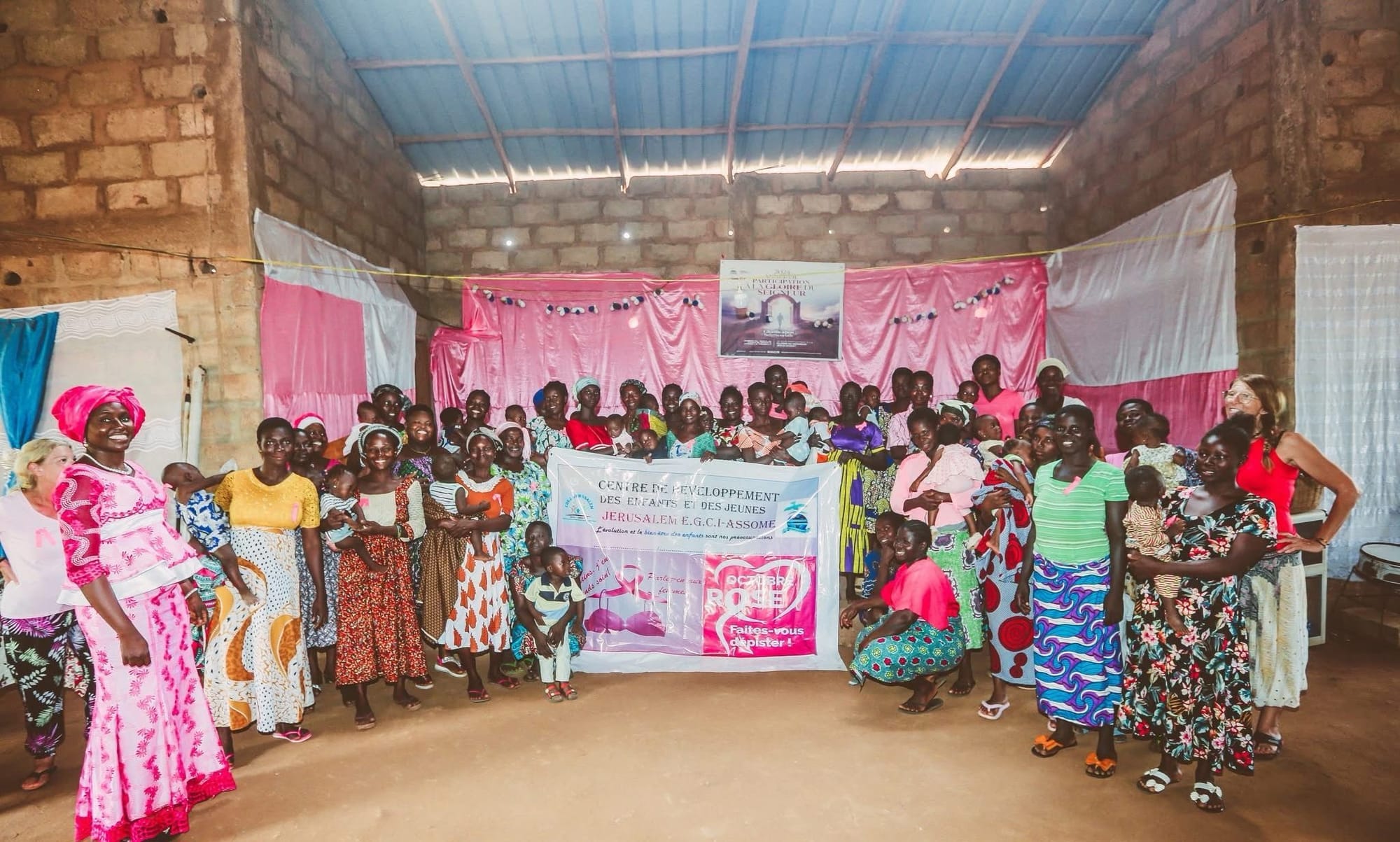 Action prévention des gestes qui sauvent pour Octobre Rose