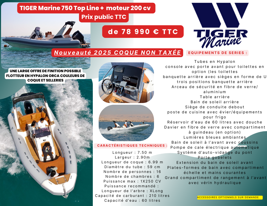 TOP LINE 750 Nouveauté 2025