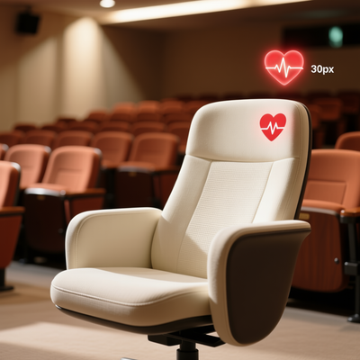 Ergonomic Excellence: Designing Auditorium Seating with Heart Health in Mind