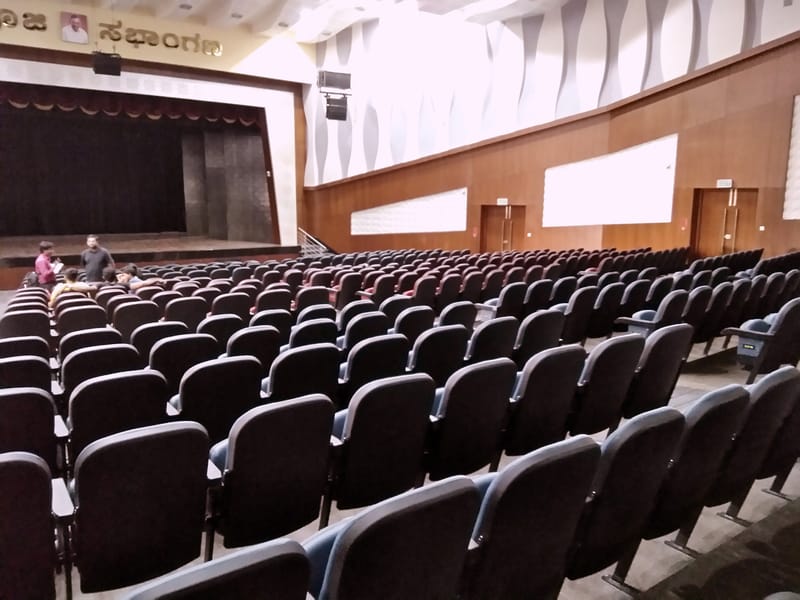 Installation of Auditorium Chairs at Bapuji Dental College, Karnataka by TSI