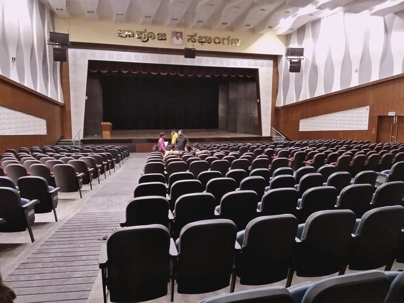 Installation of Auditorium Chairs at Bapuji Dental College, Karnataka by TSI