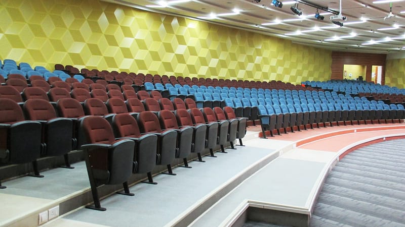 Installation of Auditorium Chairs at JSS, Mysore, Karnataka by TSI