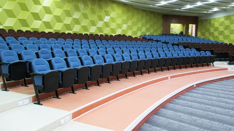 Installation of Auditorium Chairs at JSS, Mysore, Karnataka by TSI
