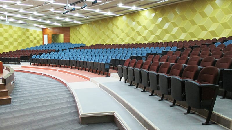 Installation of Auditorium Chairs at JSS, Mysore, Karnataka by TSI