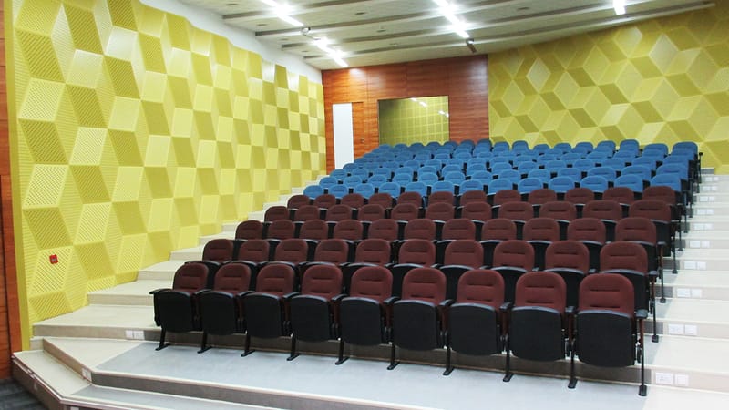 Installation of Auditorium Chairs at JSS, Mysore, Karnataka by TSI