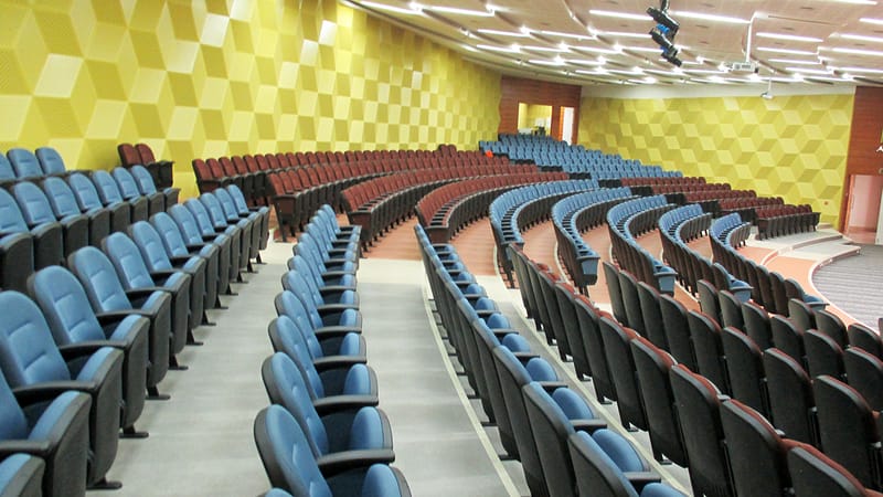Installation of Auditorium Chairs at JSS, Mysore, Karnataka by TSI