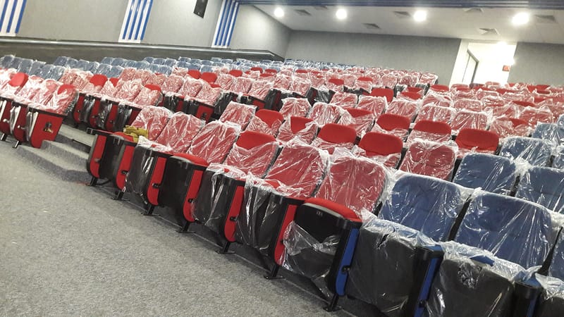 Installation of Auditorium Chairs at Metoda GIDC by TSI