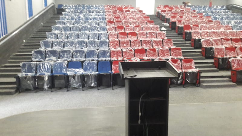 Installation of Auditorium Chairs at Metoda GIDC by TSI