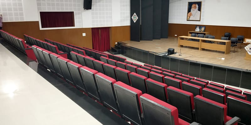 Installation of Auditorium Chairs in Kumbhoj by TSI