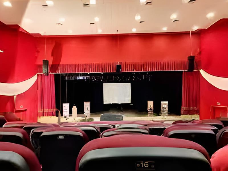 Installation of Auditorium Chairs at Pramukh Swami Hall, Rajkot by TSI