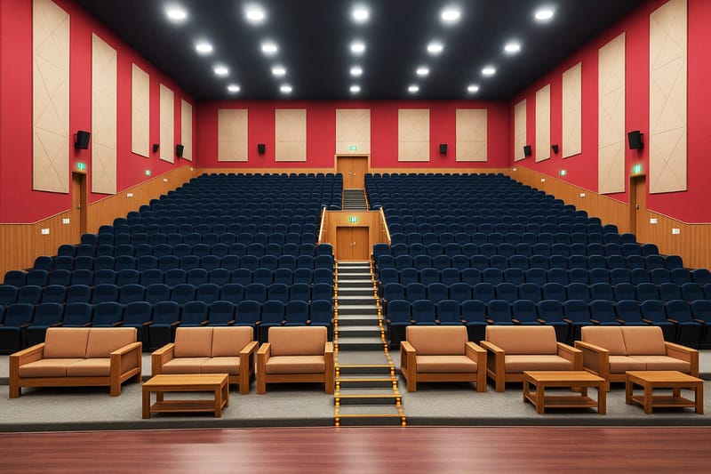 Premium Auditorium Chair Installation at NTPC Khargone, Madhya Pradesh