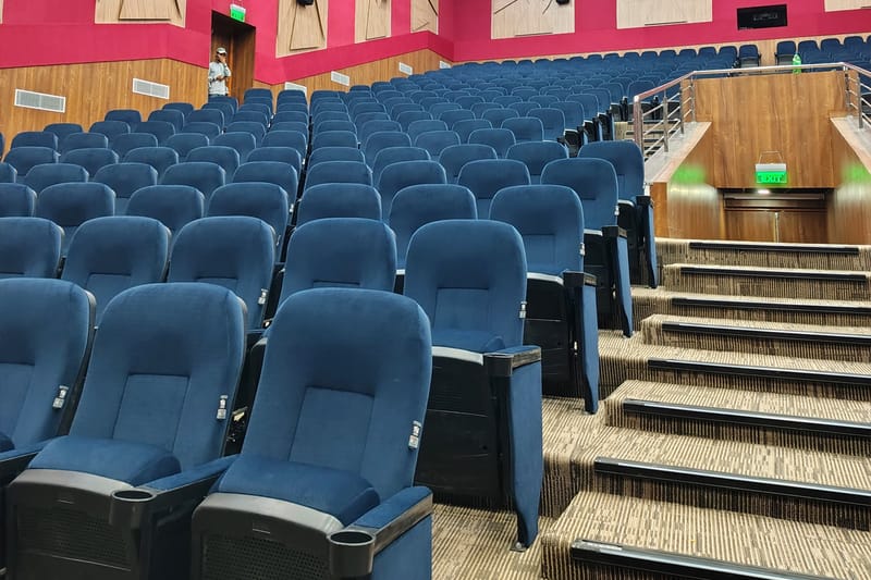 Premium Auditorium Chair Installation at NTPC Khargone, Madhya Pradesh