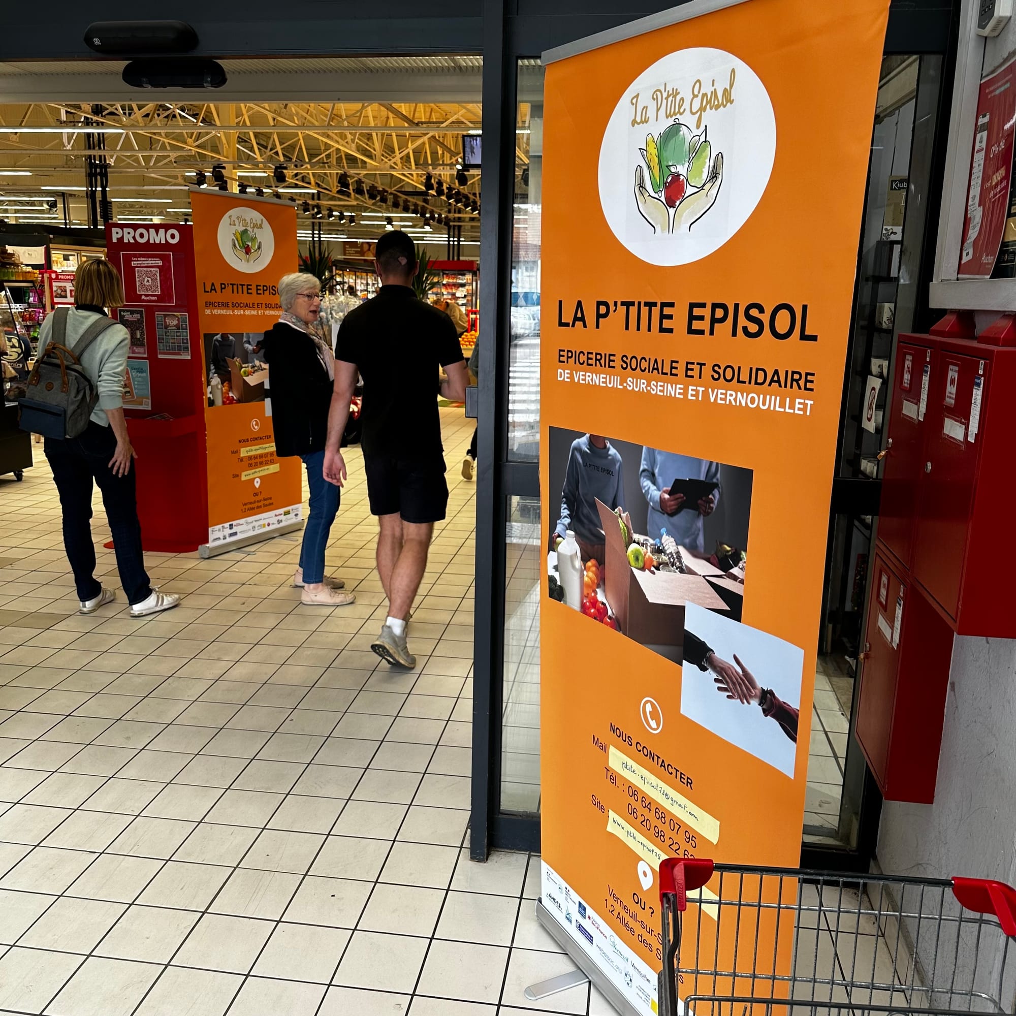 La collecte Auchan : c'est parti sur les chapeaux de roues !