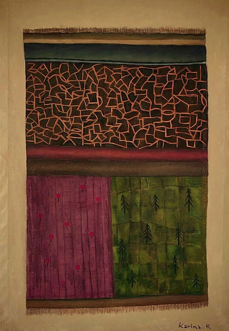 A silent procession. Memory in color. A shadow falls across the line.