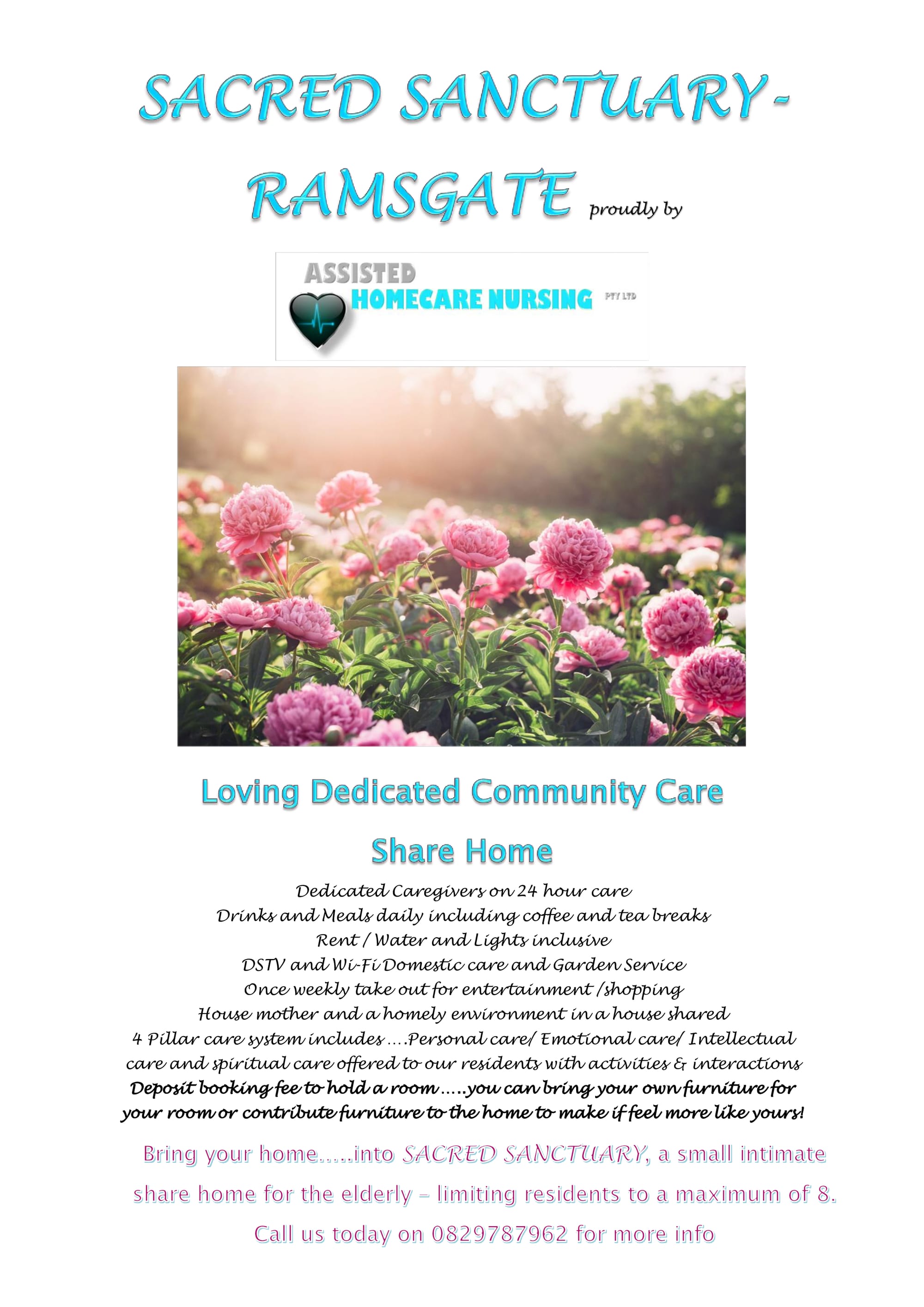SACRED SANCTUARY RAMSGATE - COMMUNITY CARE SHARE HOME FOR THE ELDERLY