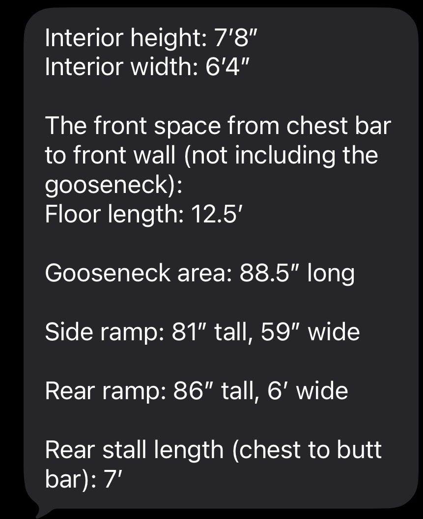 Extra tall and wide trailer