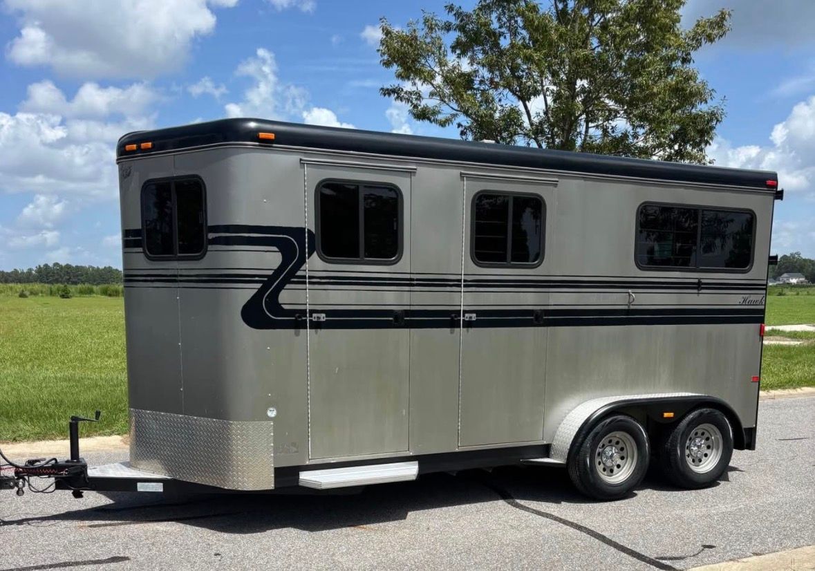 2008 Hawk 2 Horse with Side Ramp and Tack Room
