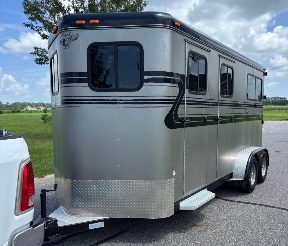 2008 Hawk 2 Horse with Side Ramp and Tack Room