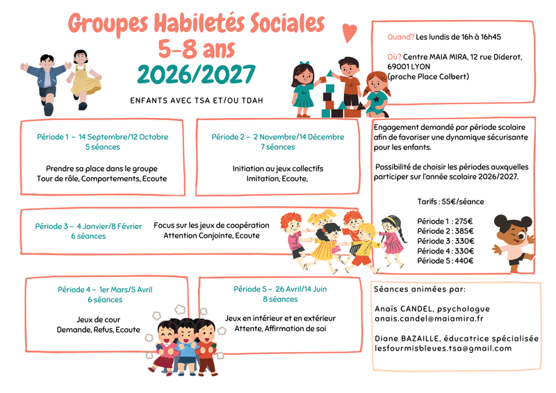 Croix Rousse (69001) / 5-8ans