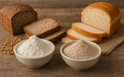 לחם לבן \ לחם מלא