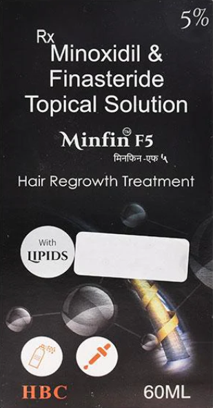Minfin F 5% Minoxidil and Finasteride Solution
