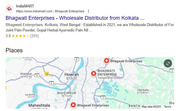 Bhagwati Enterprises, Fraud Entity in Kolkata.