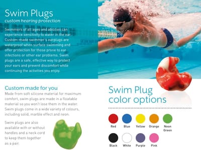 Swimming Custom Ear Protection