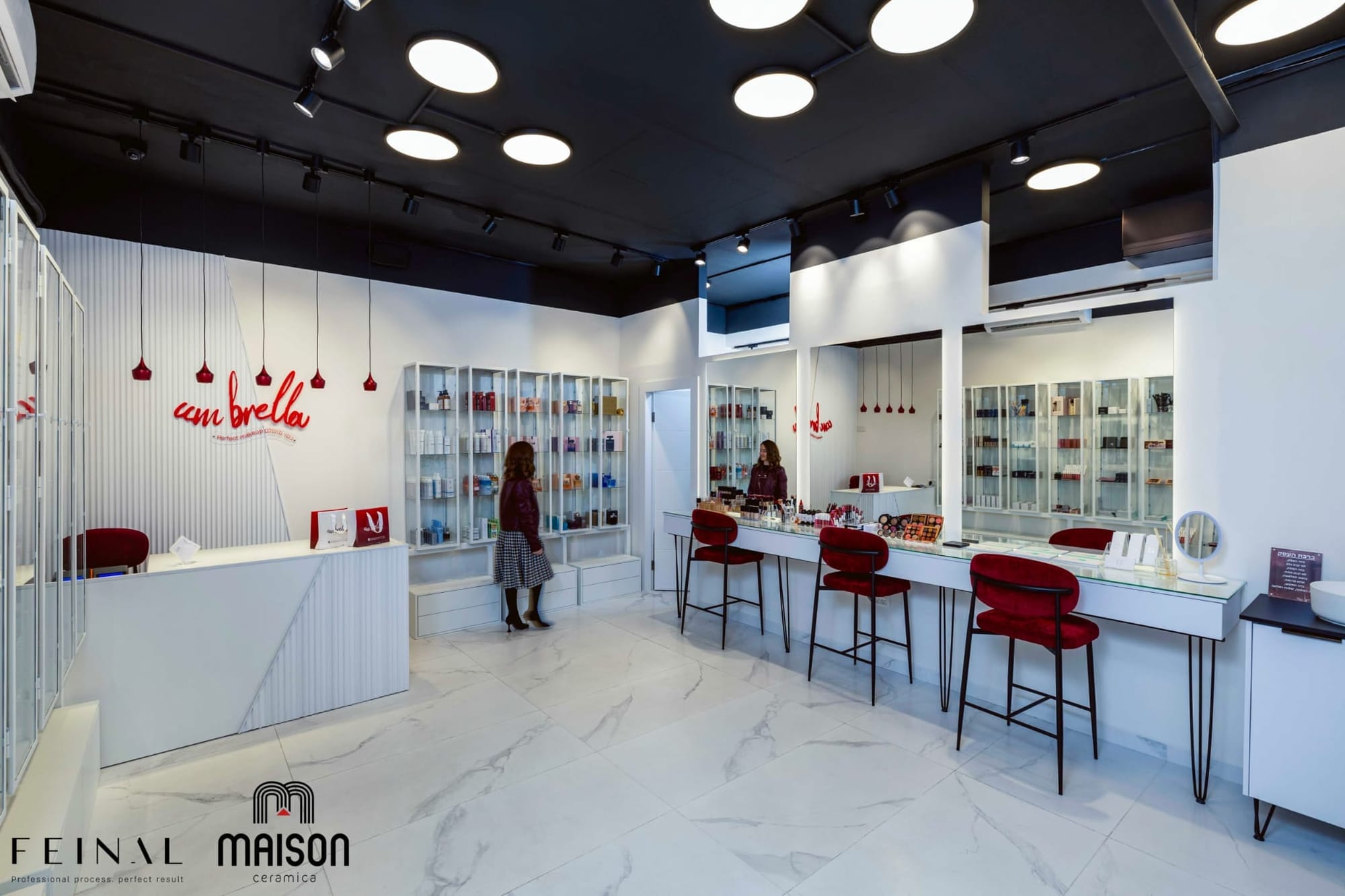 פרוייקט חנות איפור "אמברלה" בית שמש