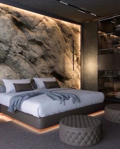 Transform your space with feature lighting.