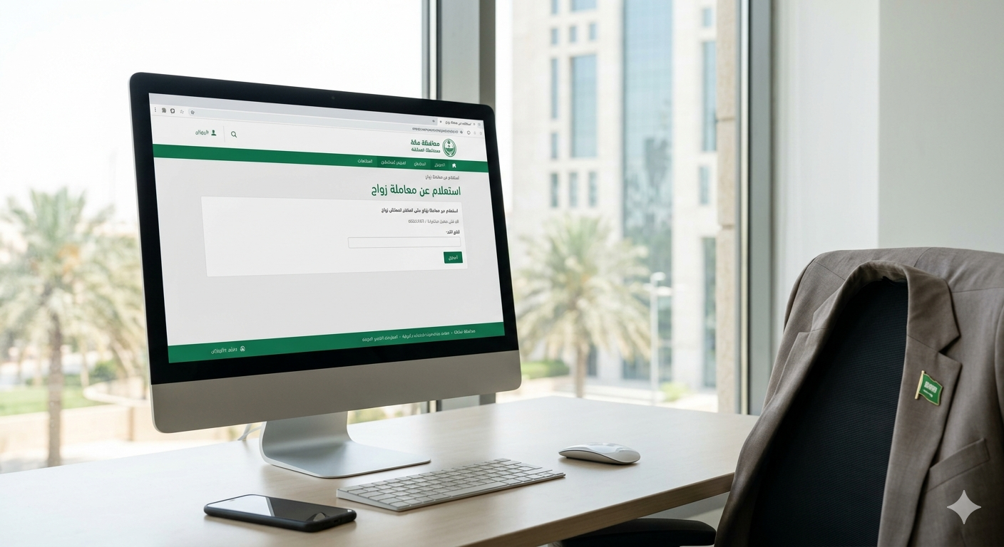بوابة "استعلام عن معاملة زواج محافظة جدة" الإلكترونية