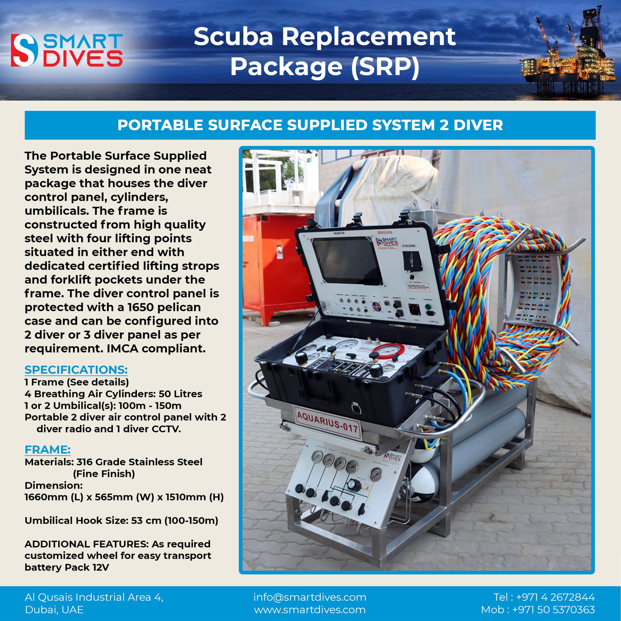 SRP + 2 Diver Control Panel