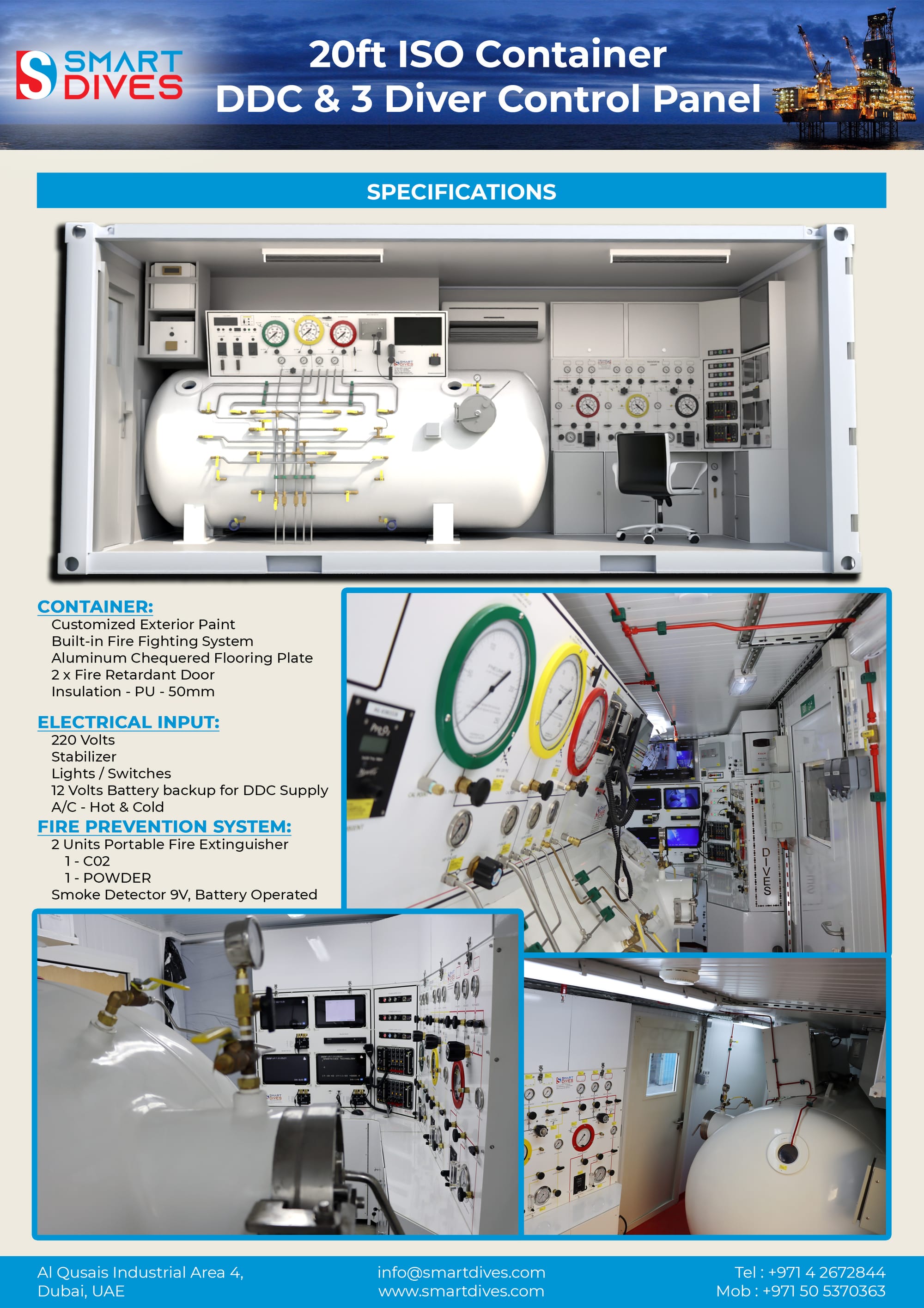 DDC & 3 Diver Control Panel
