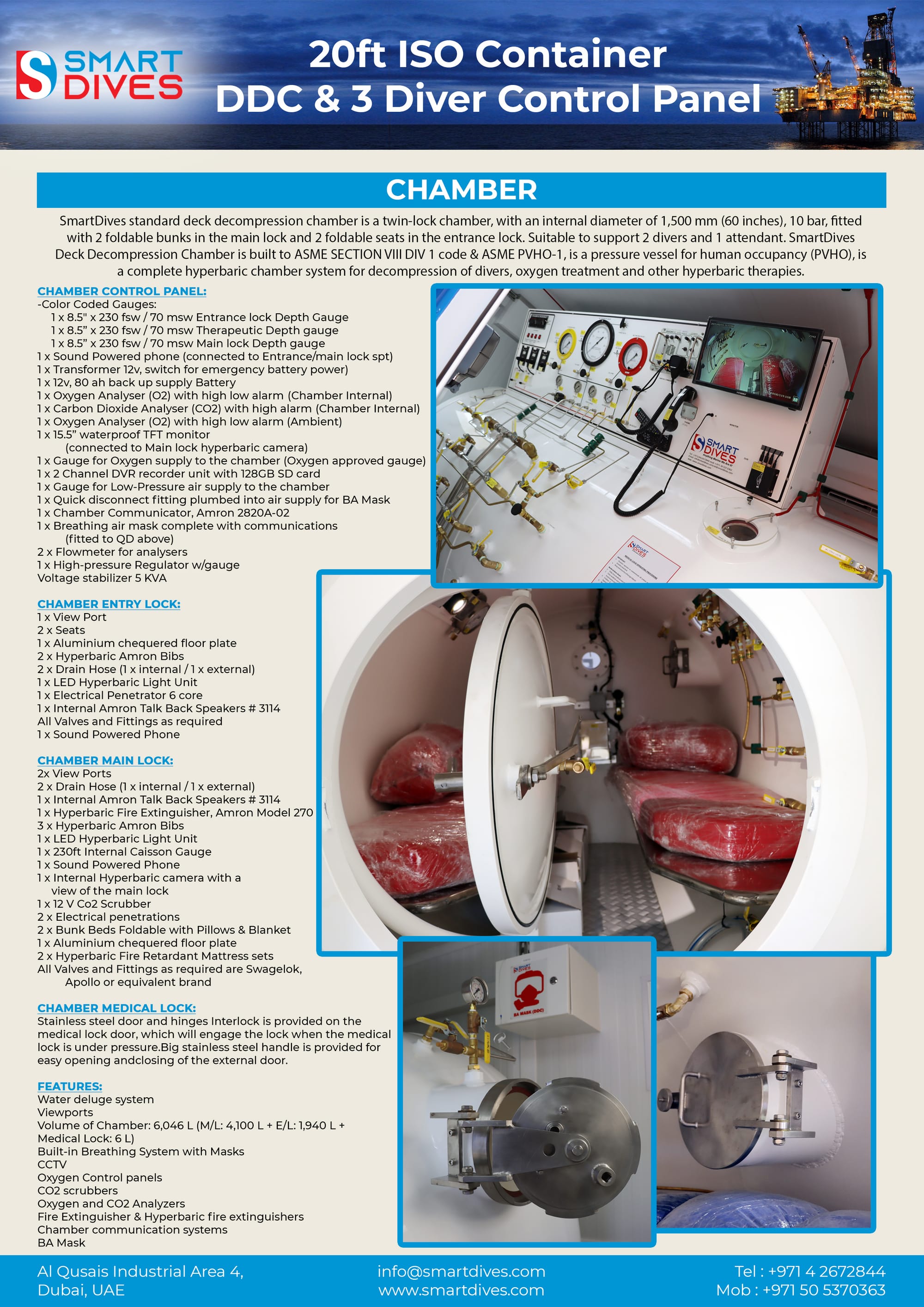DDC & 3 Diver Control Panel