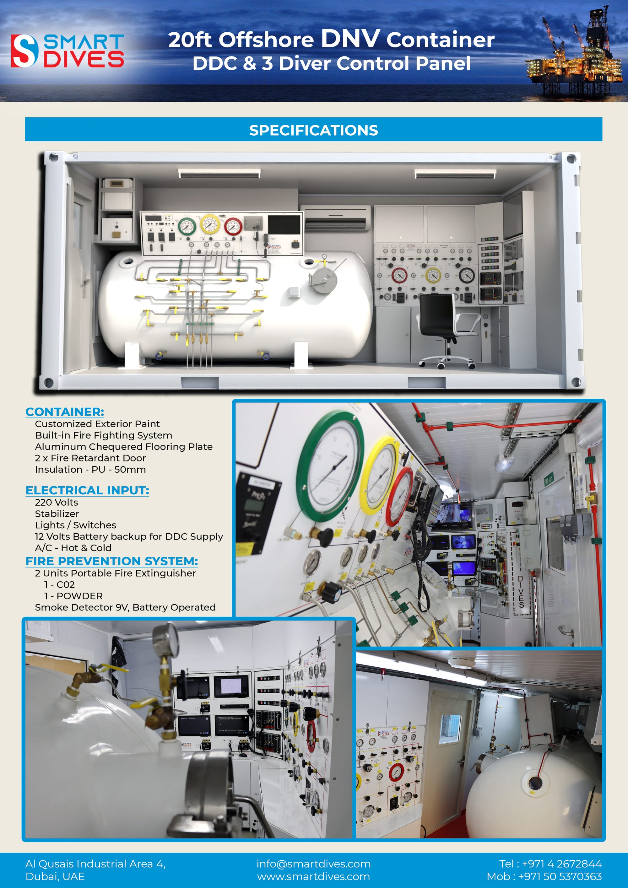 DDC & 3 Diver Control Panel