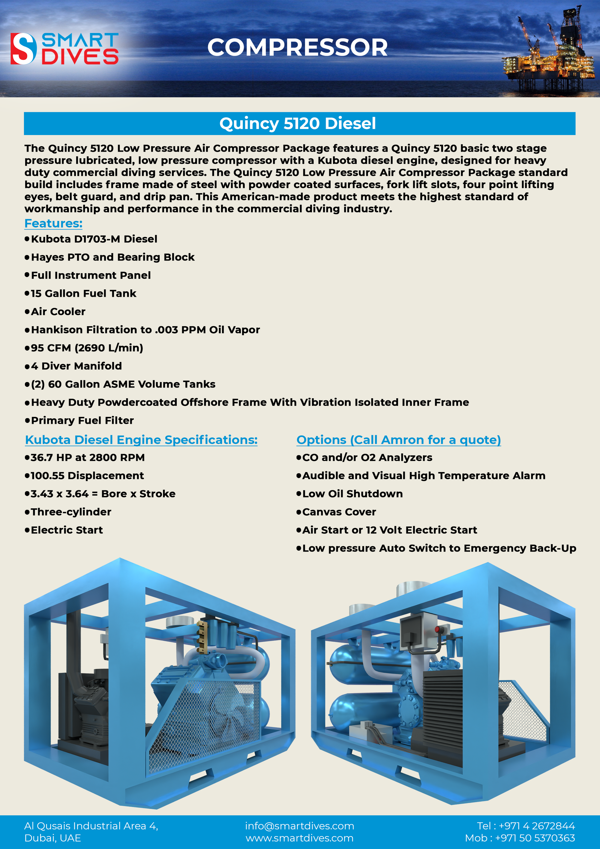 Quincy 5120 - Diesel