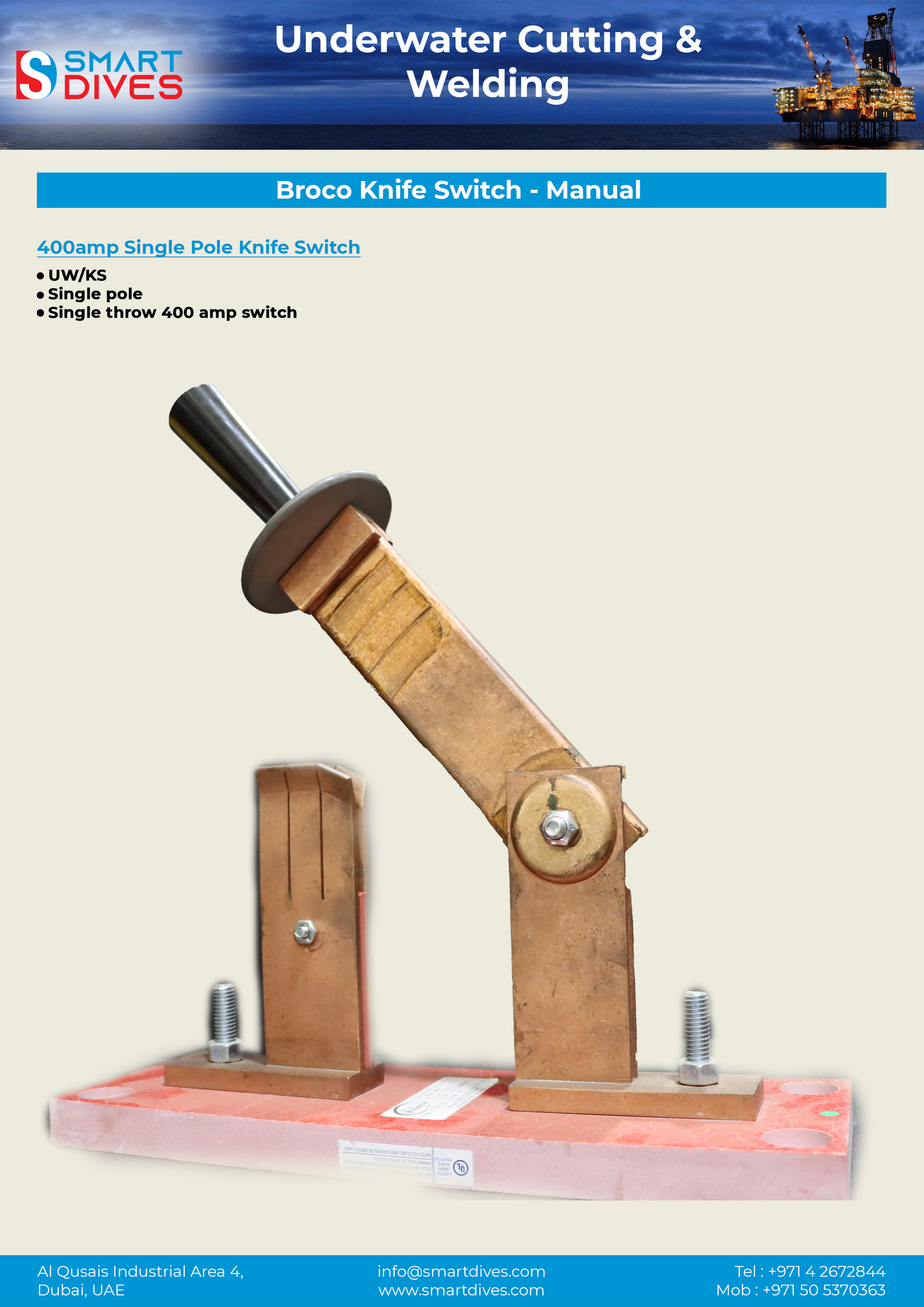 Knife Switch - Manual