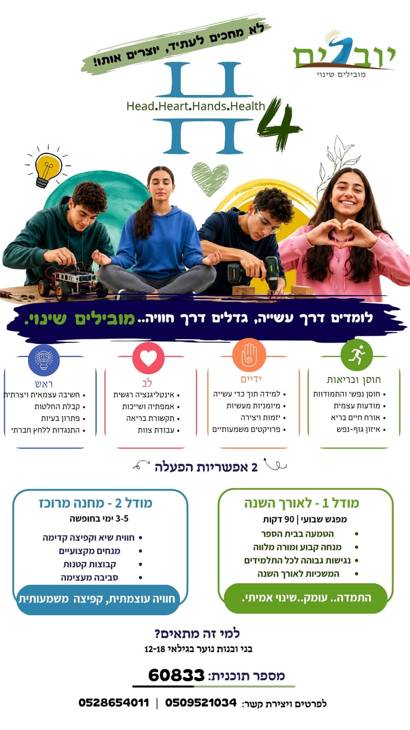 מנהיגות H4 - מספר: 60833