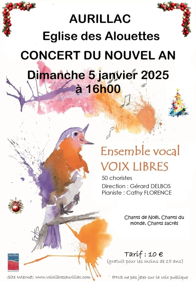 Concert Les Alouettes - Aurillac