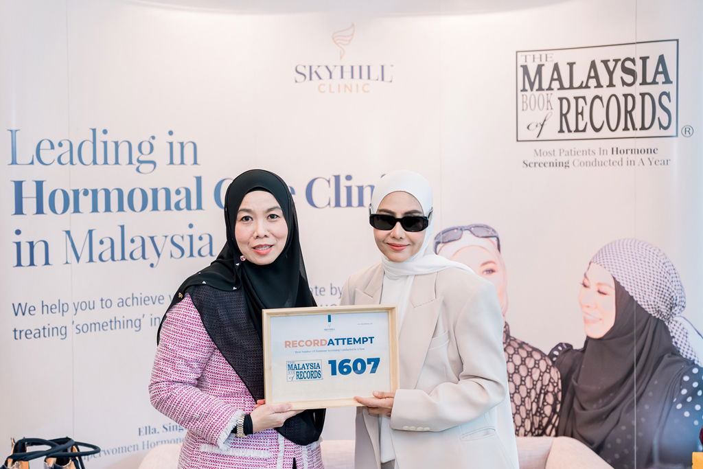 Skyhill Clinic Diiktiraf Malaysia Book of Records: Klinik Paling Banyak Melakukan Pemeriksaan Hormon di Malaysia