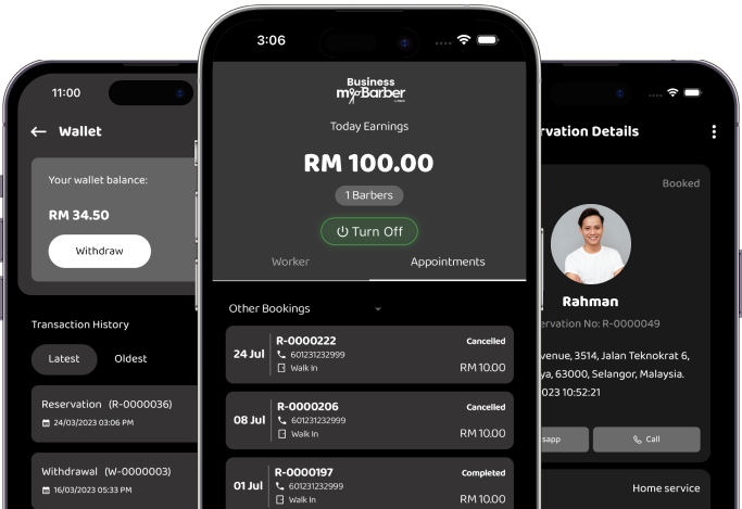 Introduksi Platform 'myBarber', Lancar Aplikasi Khidmat 'Gunting Rambut' Pertama Di Malaysia