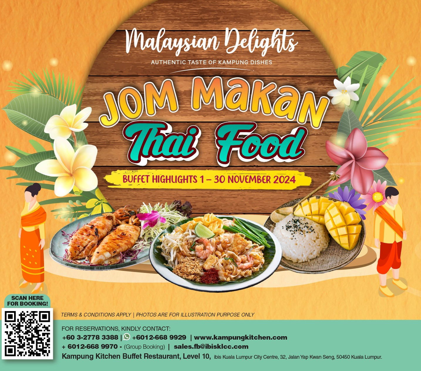 'Jom Makan Thai Food' Di Kampung Kitchen Ibis Hotel KL November 2024