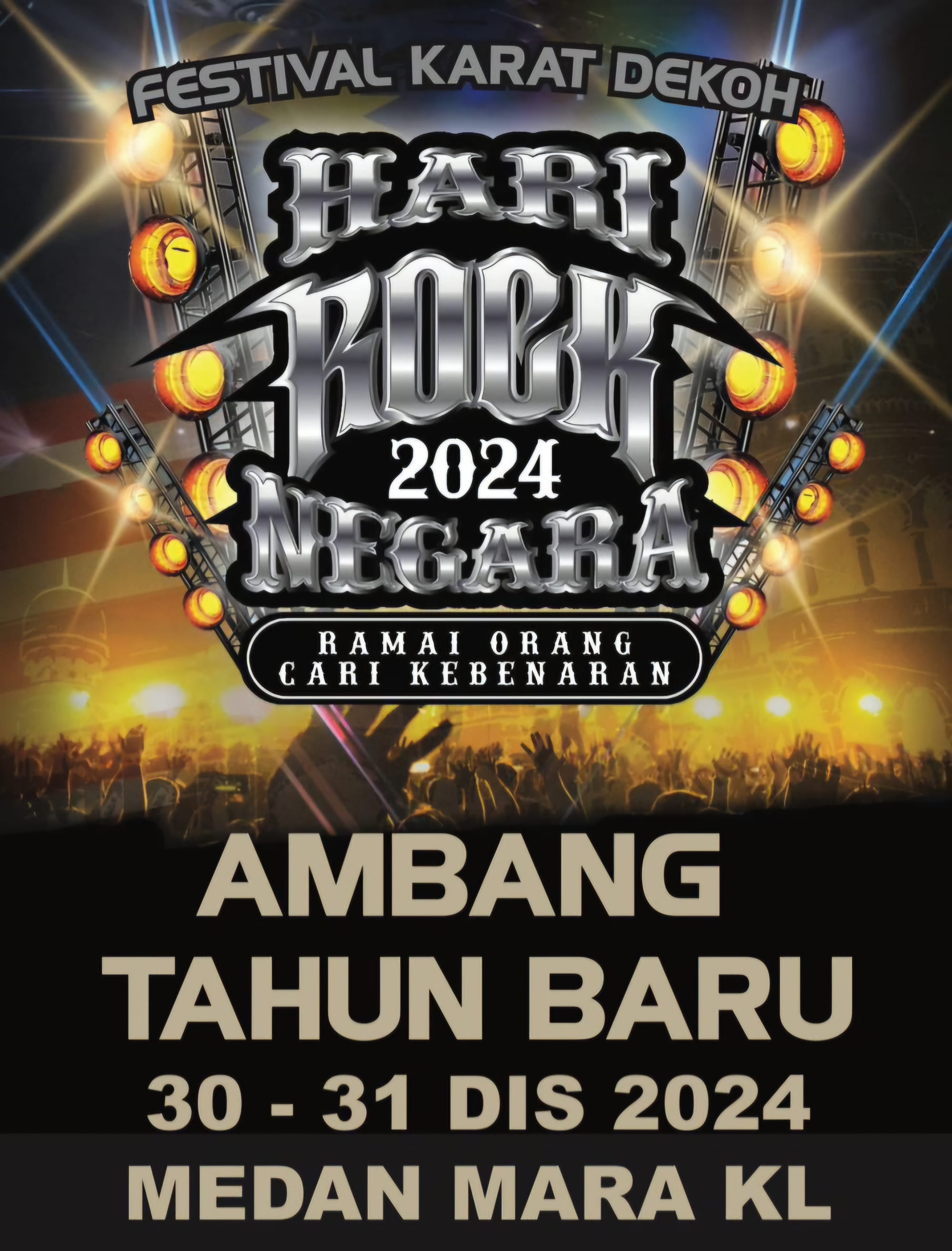 Jom Tutup Tirai 2024 Bersama Hari Rock Negara