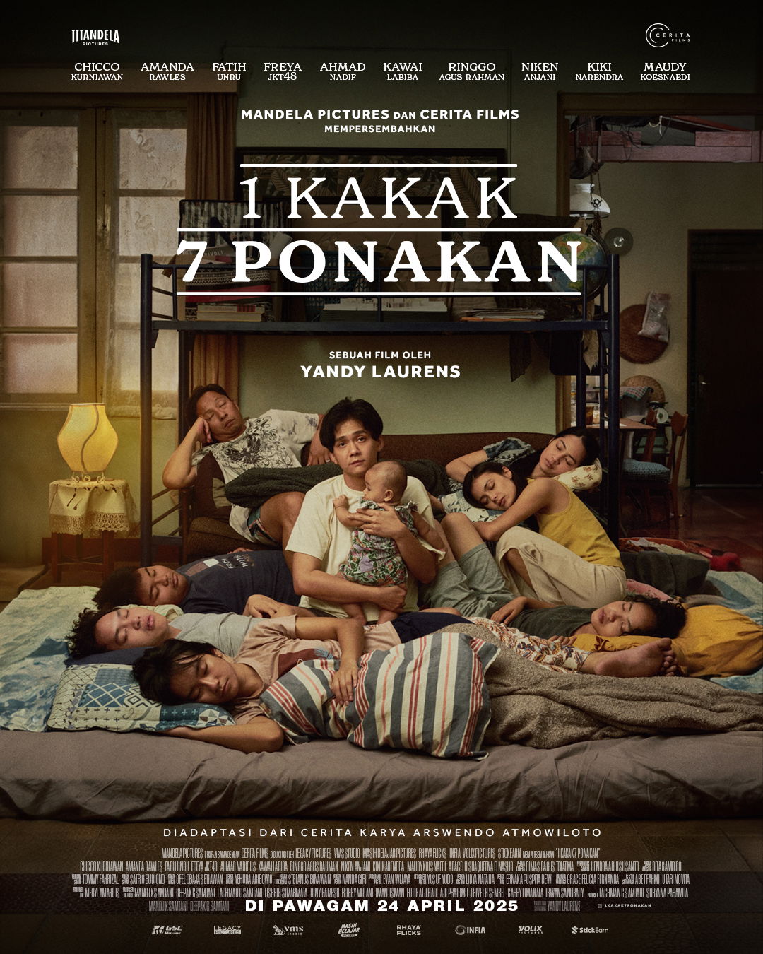 Memilih Kekal Ketika Yang Lain Pergi, Mengupas Erti Cinta Sebenar Dalam '1 Kakak 7 Ponakan'