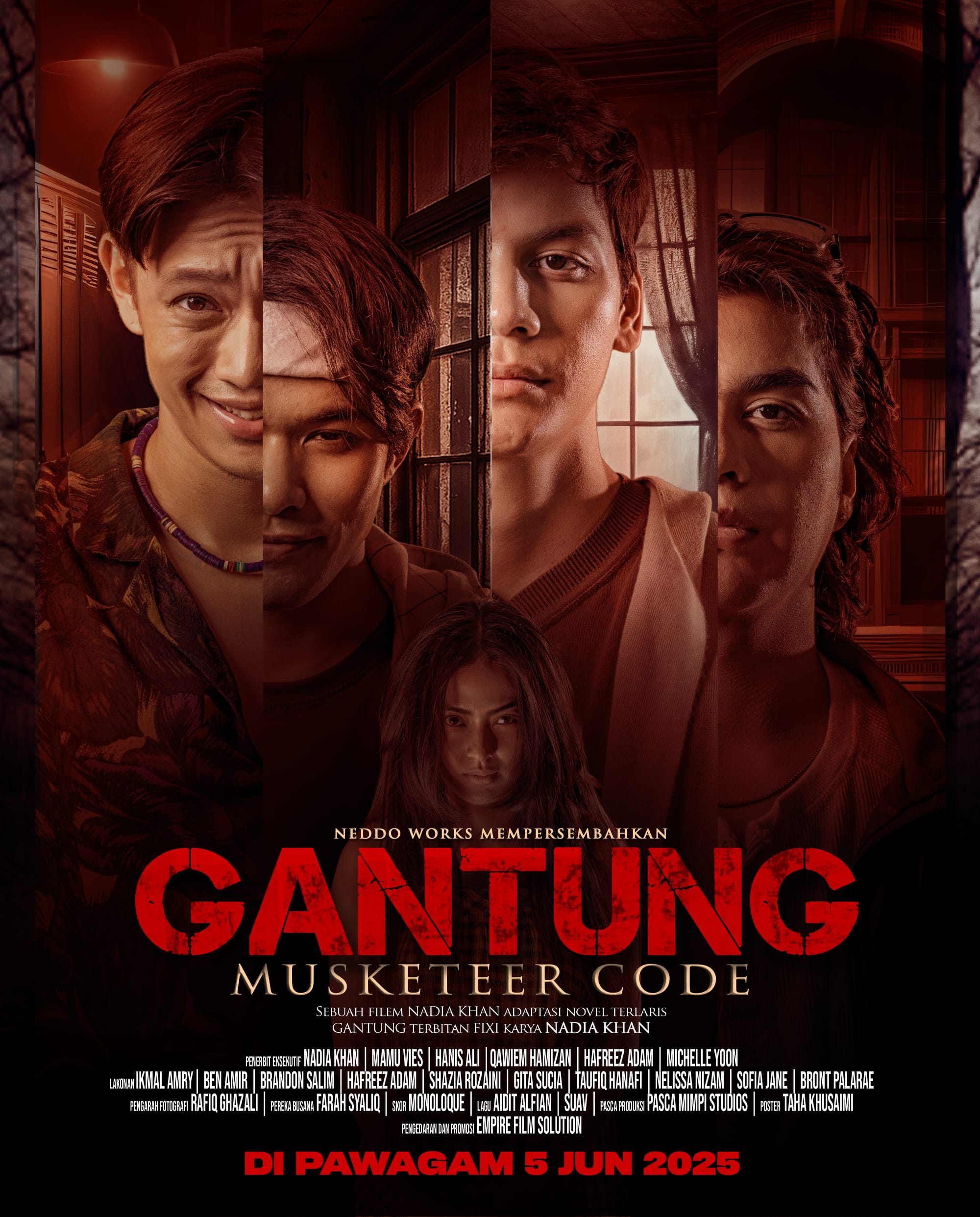 Filem 'Gantung: Musketeer Code' Bongkar Misteri Kematian Di Sebalik Tembok Sekolah Elite