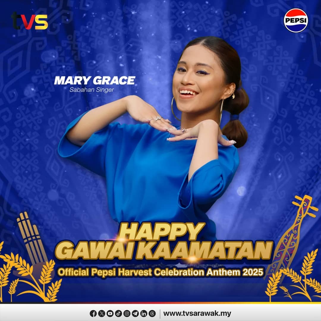 Juara 'Calpis Soda One In A Million' Marygrace Jadi Nadi Gawai & Kaamatan 2025