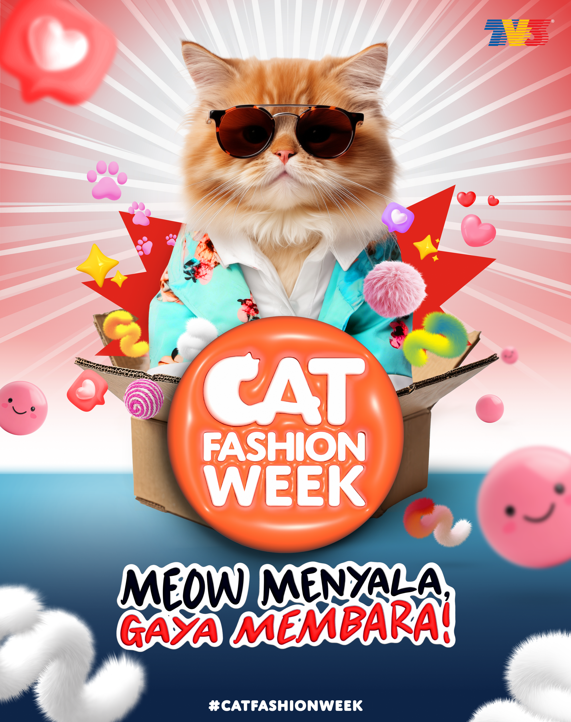 Meow Menyala, Gaya Membara: Si 'Meow-Del' Yang Mana Bakal Menjulang Mahkota Runway Malaysia?